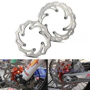 G417★２枚セット 260/220ｍｍフロントブレーキディスクメインローター KTM 125 200 250 300 350 450 500 EXC SX SXF XC XCW XCF