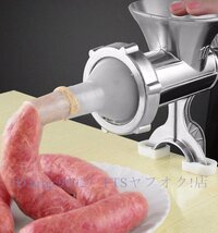 A5502☆新品　ミートチョッパー 手動ミンサー ミンチ 肉挽き ソーセージメーカー　味噌作り_画像2