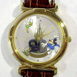 Disney★ディズニー Tokyo Disneyland 20th Anniversary クォーツ 腕時計★S9374-3の画像1