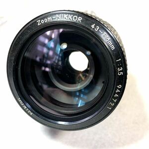 m319 レンズ Nikon【ZOOM NIKKOR 43-86mm f3.5】ニコン ニッコールレンズ Ai 直伸型