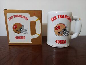 ラスト　NFL　49ERS　サンフラン　マグカップ　ビアジョッキ　未使用　訳あり 