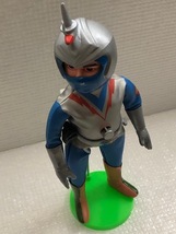 流星人間ゾーン ゾーンジュニア　ウルトラアクションボーイ ソフビ人形 中嶋製作所・首振り確認済み・箱付き・昭和レトロ 当時物・稀少品_画像6