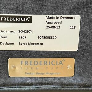 美品■FREDERICIAフレデリシア Mogensen Club Chair model2207 ボーエモーエンセン モーエンセンクラブチェア 158万円 デンマーク 1pソファの画像8