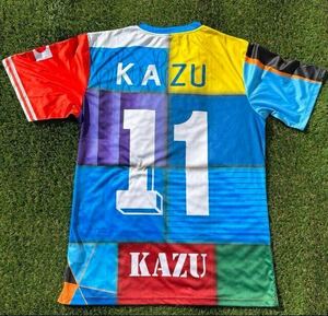 非売品　XL 三浦知良　カズ　歴代ミックスユニフォーム　日本代表　レア　サッカー　Tシャツ