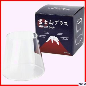 Rurumi 1 piece beer glass heat-resisting pe Agras 360ml set glass Mt Fuji 3