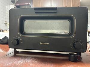 【中古品】BALMUDA.バリュミューダ スチームオーブントースター K-01-E ブラック 通電動作確認済み！！