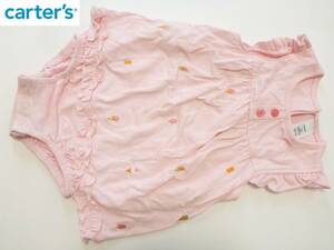  новый товар не использовался carter's Carter's * популярный бренд розовый лёд вышивка One-piece 12m рост 70~80.