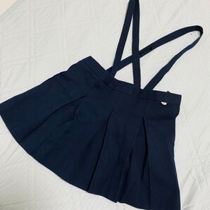 プリーツスカート 吊りスカート 制服 スクールスカート