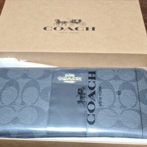 COACH 長財布(新品未使用、ケース付き)