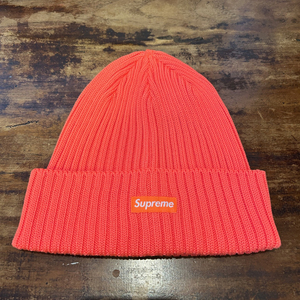 送料無料☆24SS Supreme Overdyed Beanie Orange ( シュプリーム オーバーダイド ビーニー オレンジ ニットキャップ ニット帽子 )