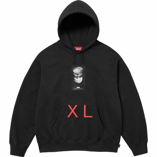 XL Supreme Soup Can Hooded Sweatshirt Black　