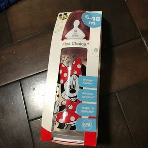 n-k! feeding bottle! outside fixed form 300 jpy!300ml!6-18 months! pretty! minnie! Disney 