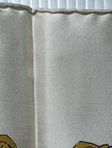 HERMES PARIS エルメス カレ90 PROUES【プロテウス】大判スカーフ シルク フランス製 ブラウン系　エルメススカーフ _画像7