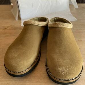 Simple シンプル スニーカー サンダル 新品未使用 27cm US9 Clog Suede スウェード クロッグ サンダル リアルレザー ローテク90’sの画像3