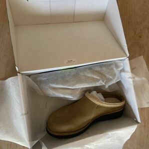 Simple シンプル スニーカー サンダル 新品未使用 27cm US9 Clog Suede スウェード クロッグ サンダル リアルレザー ローテク90’sの画像8