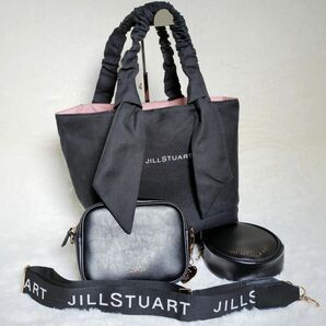 【非売品】JILL STUART ジルスチュアート ロゴストラップ付バッグ+リバーシブルトート +【非売品】サマンサチャームセット