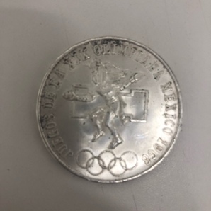 メキシコ オリンピック1968年 25ペソ 銀貨 JUEGOS DE LA XIX OLIMPIADA MEXICOの画像1