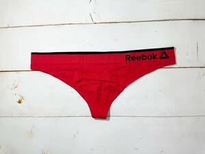 【即決】Reebok リーボック レーシングショーツ(インナー用) 女性用 Tバック 下着 ブルマ Red 海外3XL