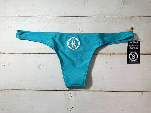 【即決】RoxVolleyBall 女性用 ビーチバレー ビキニ ショーツ 水着 ブルマ ブラジリアン Turquoise 海外XL