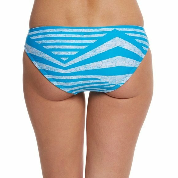 【即決】speedo スピード 女性用 ビーチバレー ビキニ ショーツ 水着 ブルマ Peacock Blue 海外XS