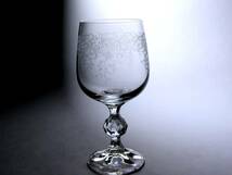 【オーダー商品】　ボヘミアグラス　ワイングラス６客セット×３　_画像3