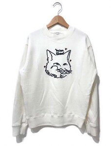 MAISON KITSUNE メゾンキツネ トレーナー スウェット 白 ホワイト ユニセックス 新品未使用 タグ付き パーカー メンズ レディース Sサイズ