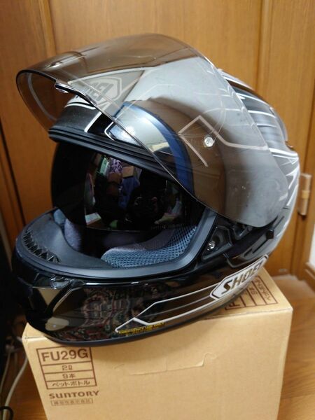 SHOEI GT-air M57cm 2015年2月製造 メローミラーシールド　ピンロックシート　インナーバイザー付き