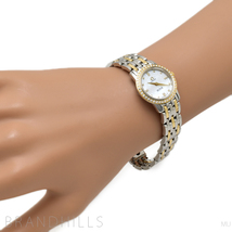 オメガ 腕時計 レディース デヴィル クォーツ SS/YG シェル文字盤 ダイヤ16P 4375.75 OMEGA 美品_画像7