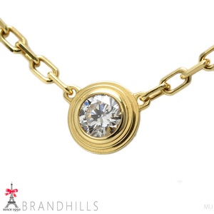  Cartier necklace dam - Rudy a man rejeSM small diamond 0.09ct K18 gold 750YG B7215800 Cartier ultimate beautiful goods 