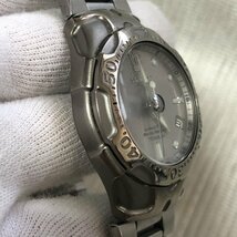 訳有！！ SEIKO キネティック オートリレー 5J22-0B80 セイコー KINETIC AUTO RELAY チタン製 デイト IW403BT01SK//_画像2