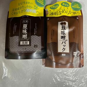 和肌美泉　豆味噌イソフラボン洗顔　パックセット