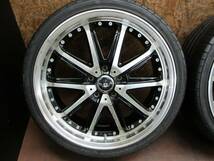 ★19インチ 深リム STEINER LG5 + MOZZO SPORT 225/35R19 4本セット[ノア ヴォクシー クラウン リーフ セレナ ステップワゴン オデッセイ]_画像6