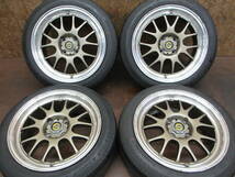 ★レア物 Racing SPARCO NS-3 15インチ 6.5J 4穴PCD100 + 20年製 BRIDGESTONE ECOPIA 165/55R15 4本セット[コペン エッセ アルト 軽自動車]_画像2