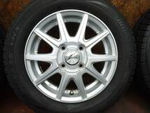 ★ZEPHYR SR10 + スタッドレス BRIDGESTONE BLIZZAK VRX 155/65R13 4本セット[ムーヴ ルークス ライフ アルト ワゴンR パレット 軽自動車]_画像4