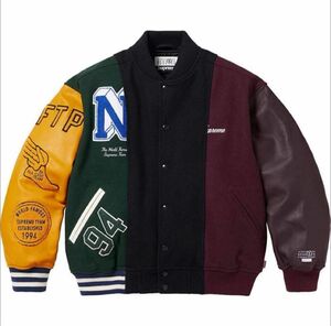 Supreme x MM6 Maison Margiela Split Varsity Jacket