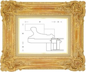 ルイ１５世 アンティーク金 サイズF6号