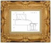 サンマルコ 金+黒 サイズP10号_画像1