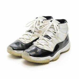 ◆506604 NIKE ナイキ ◇スニーカー AIR JORDAN 11 RETRO Concord 2018 エアジョーダン コンコルド 378037-100 サイズ27.0cm メンズ