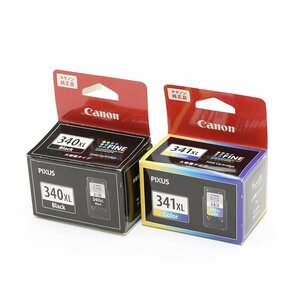 v502382 [ unused goods ]Canon PIXUS original ink 341XL Black+Color * use expiration of a term high capacity ink cartridge Canon 