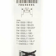 ◆505383 未使用品 G-SHOCK CASIO カシオ 純正替えバンド DW-002 70640495 メンズ ブラック 交換ベルト_画像3