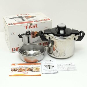 ●507861 T-fal ティファール ワンタッチ開閉圧力なべ クリプソ オアシス 6.0L P4310733 IH対応 フランス製 両手圧力鍋