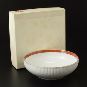 ◎499996 未使用品 Noritake ノリタケ アカンサス模様 大型ボウル 大鉢 日本陶器会社 企業ノベルティ 希少 盛鉢