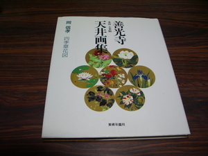 岡信孝　善行寺 本坊 大本願 天井画集　四季草花図