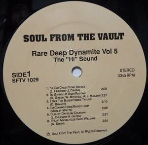 【VBS040】V.A.「Rare Deep Dynamite Vol. 5 : Soul From The Vault」, 94頃 US Compilation/シュリンク　★ディープ・ソウル