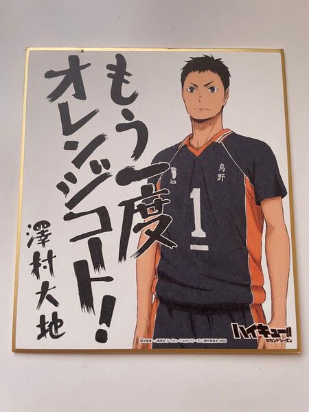ハイキュー ビジュアル色紙コレクション 澤村大地
