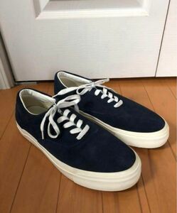 USSERVICE×聖林公司スエードデッキシューズNAVY/US11