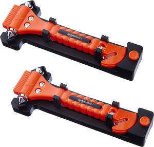 2 point set Amazon Basic Rescue Hammer urgent .. for seat belt cutter window Hammer 2 point set 