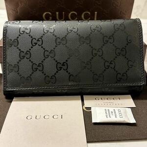 グッチ　GUCCI 財布　長財布　インプリメ　メンズ　