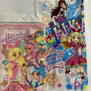 アイカツ　ハンカチ　タオルハンカチ　未使用　当時物