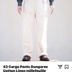 新品 半値以下 boncoura m43 カーゴ ダンガリー ミリタリー
